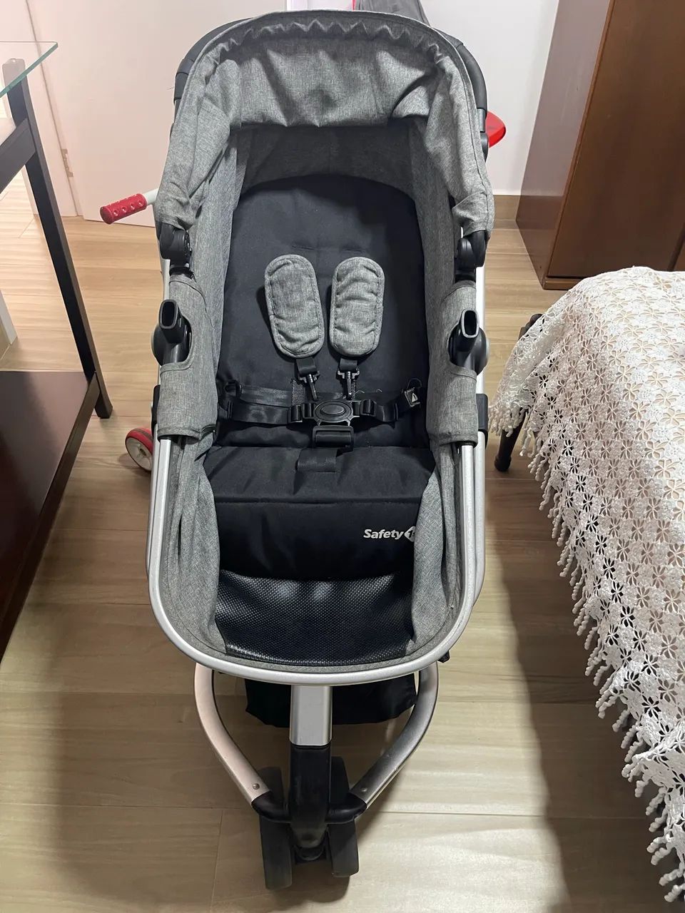 Carrinho de bebê 3 em 1: safety first - Foto 2