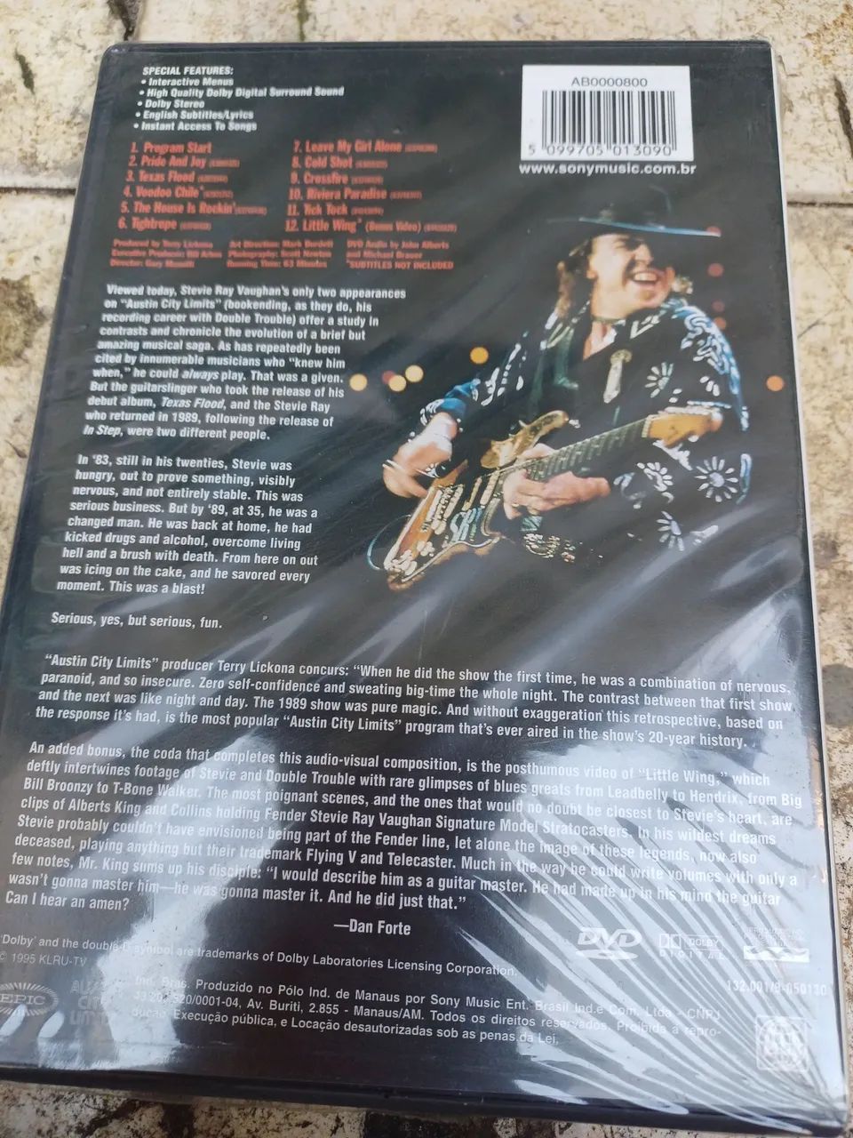 DVD Stevie Ray Vaughan Live from Austin, Texas - Foto 2