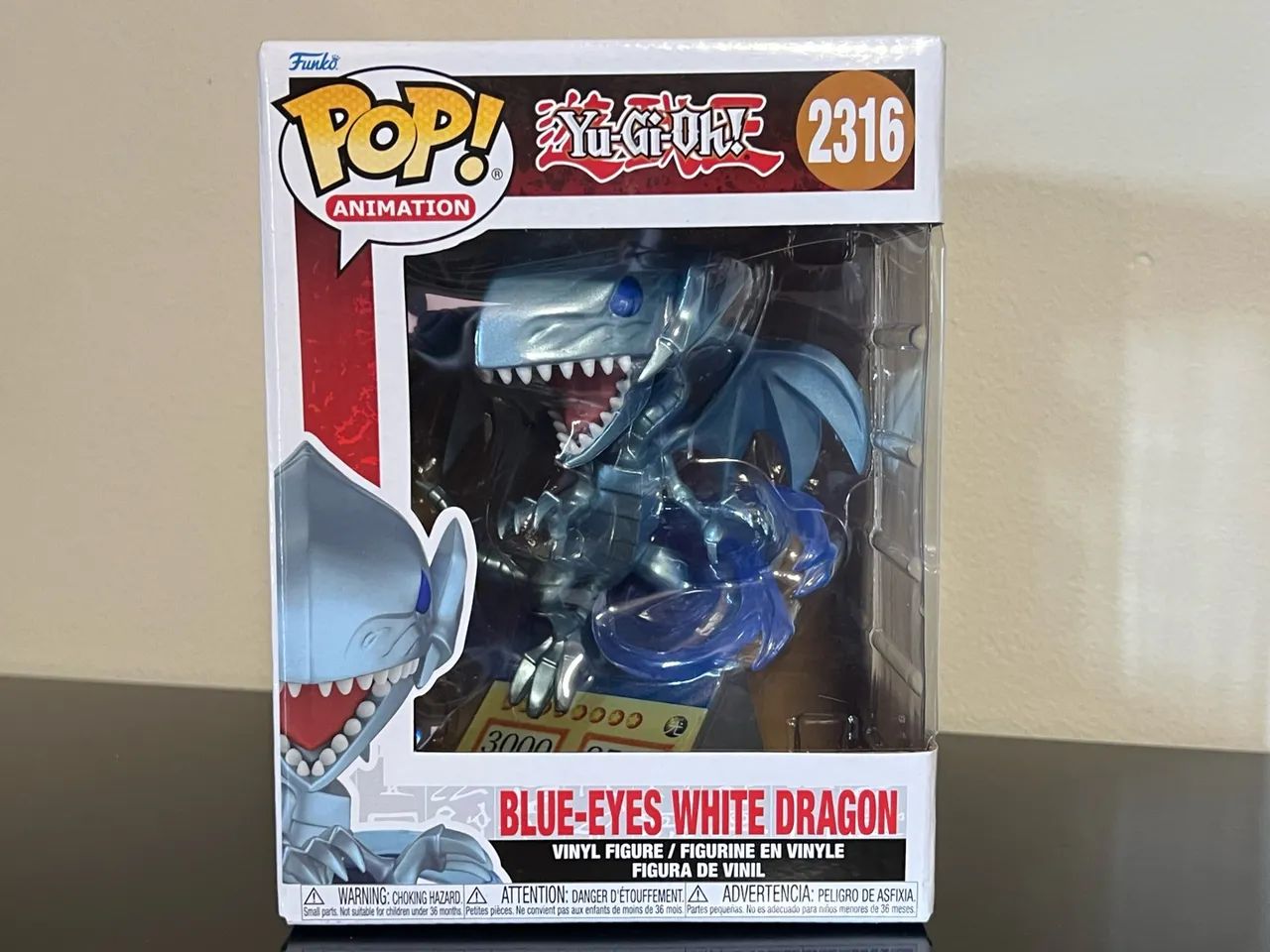Funko pop BLUE EYES WHITE DRAGON 2317 YU-GI-OH