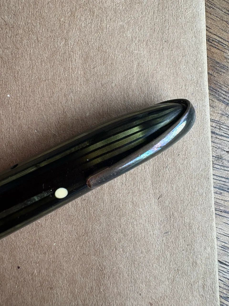 Caneta Schaeffer tinteiro clipe militar para coleção  - Foto 5