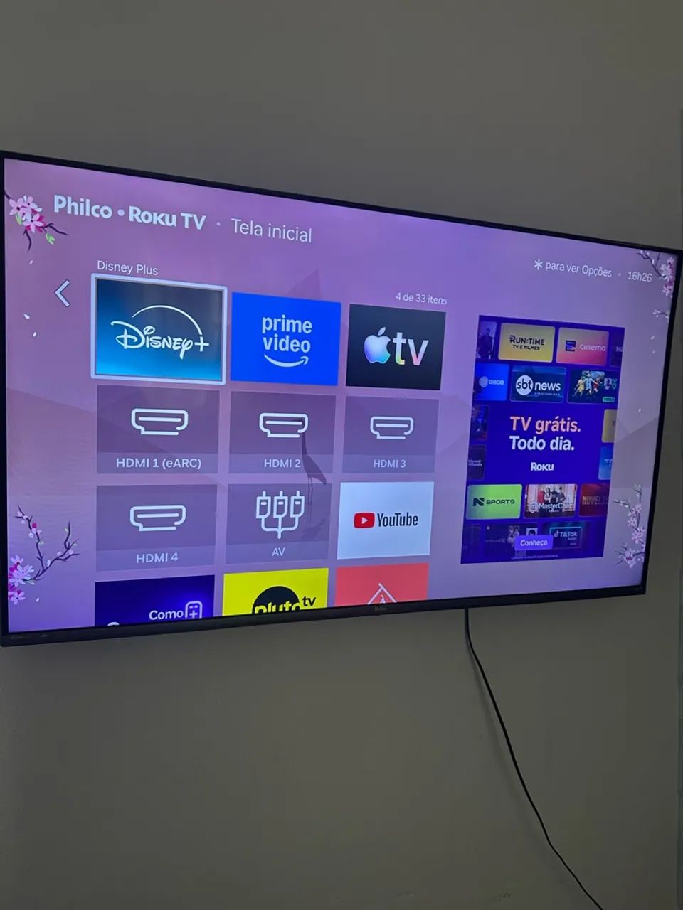 Smartv 50 4 k Philco Roku leia bem - Foto 2