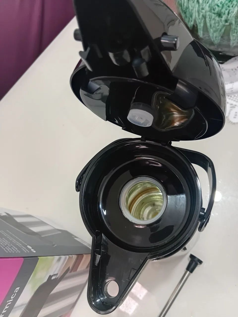 Garrafa Térmica Inox 1L nova - Foto 4