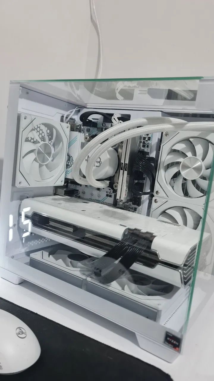 Setup Gamer Branco Completo  - Foto 2