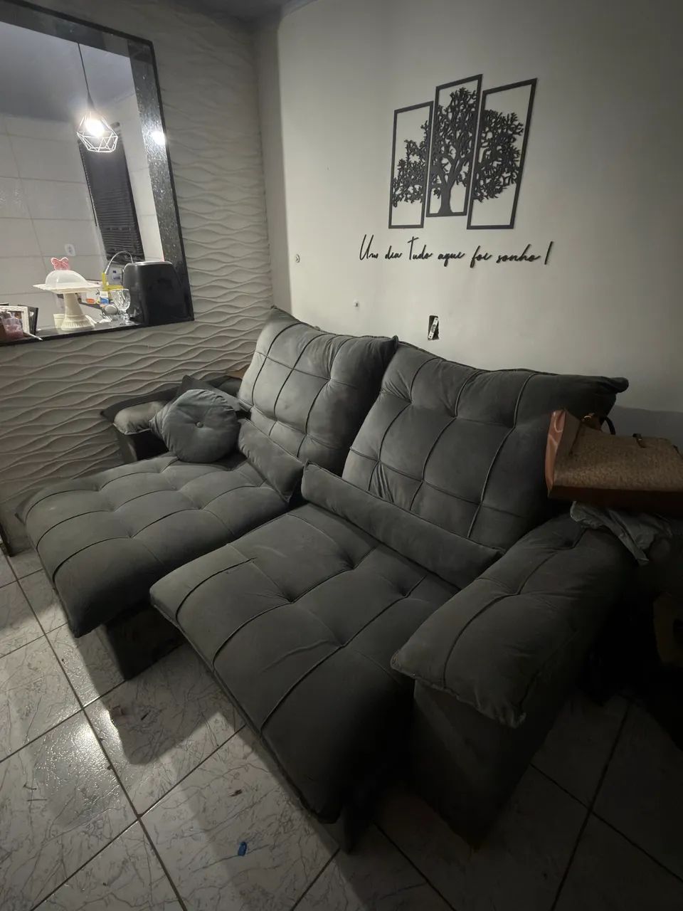 Sofá retrátil reclinável  - Foto 4