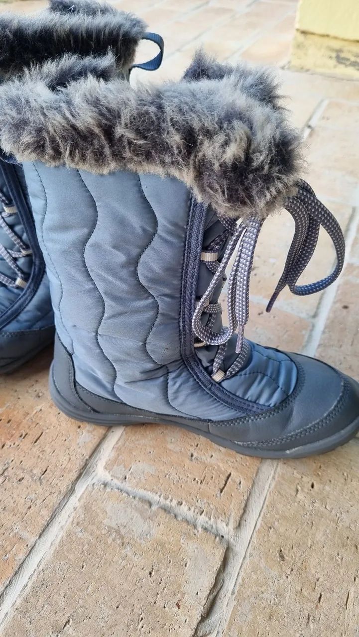 Bota forrada para neve infantil - Foto 3