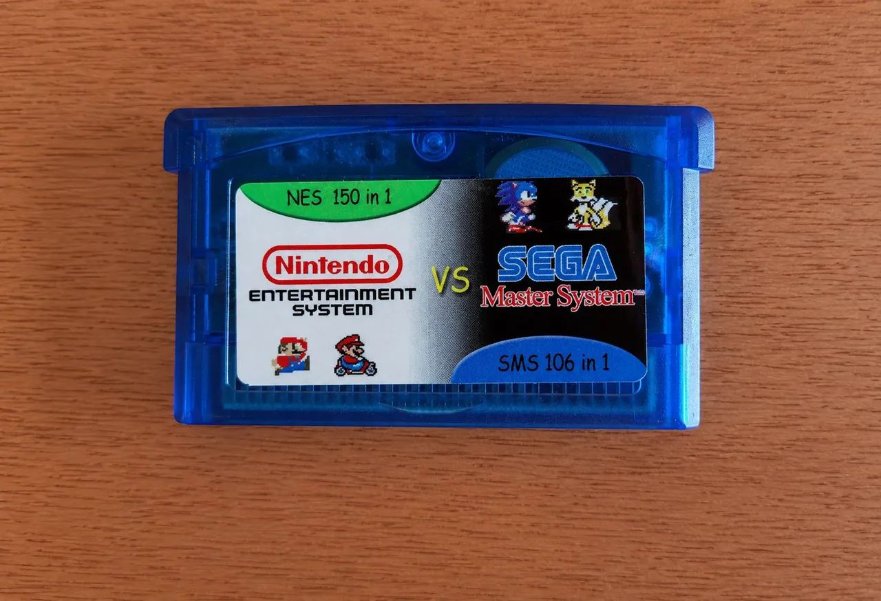 Jogo NES e SMS Game Boy advance