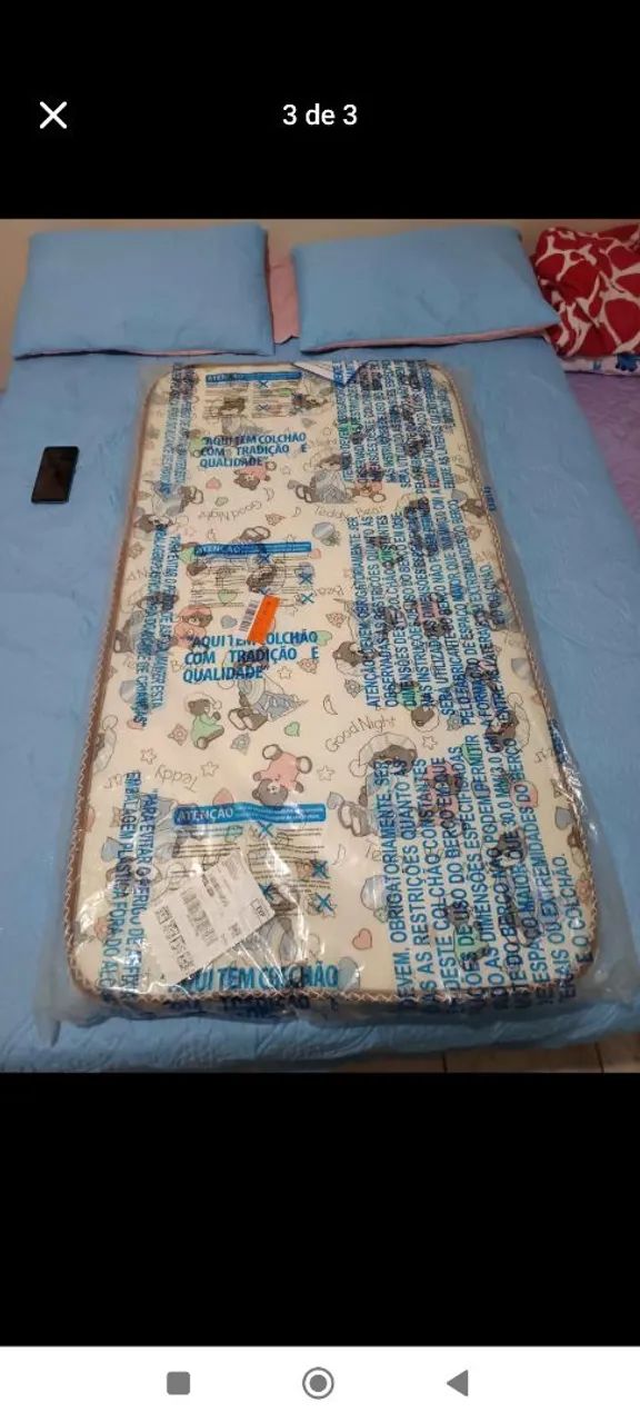 Colchão de bebê novo 