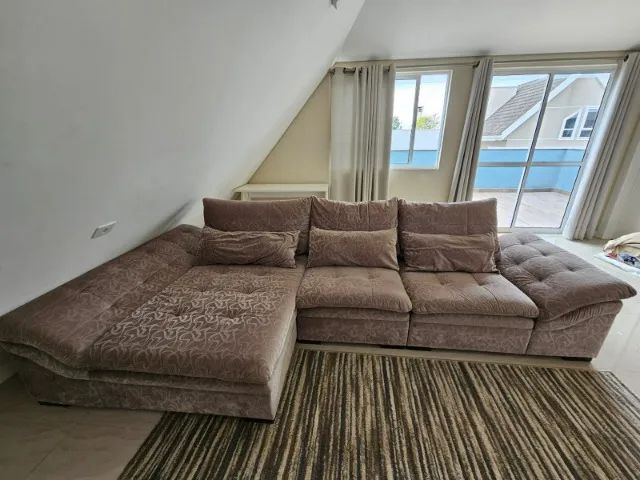 Sofá modular 3 lugares com chaise - 3,20m - confortável e espaçoso - Foto 2