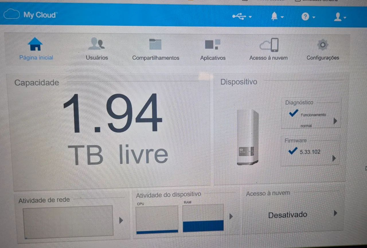 NAS WD My Cloud 2TB - Foto 5