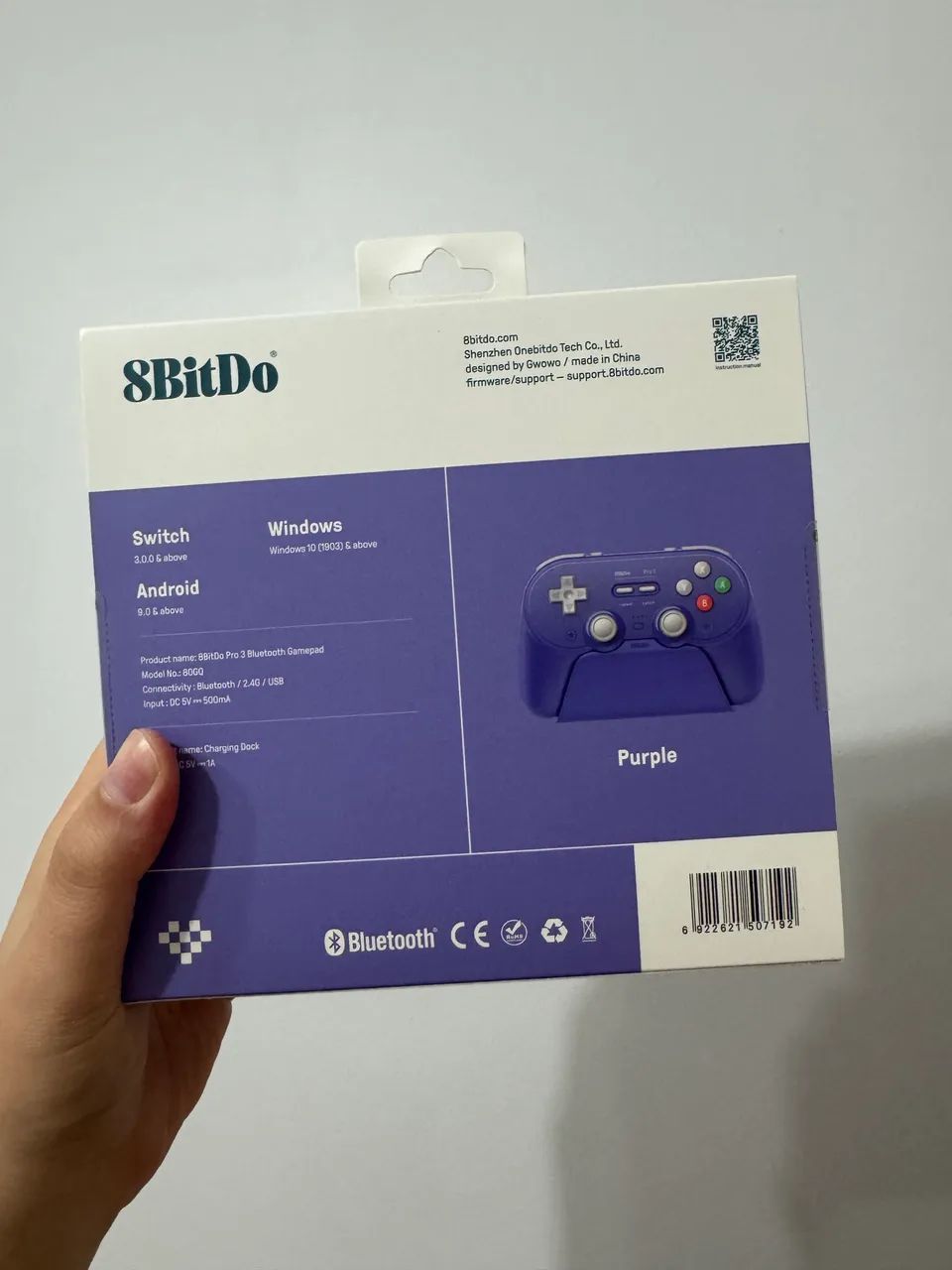 Controle 8BitDo Pro 3 Bluetooth - Novo - Foto 2