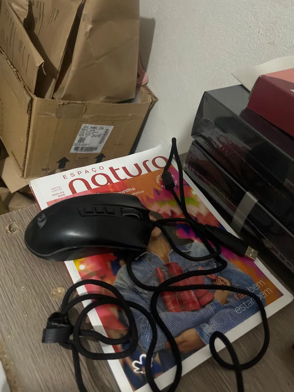 Mouse redragon queimado 
