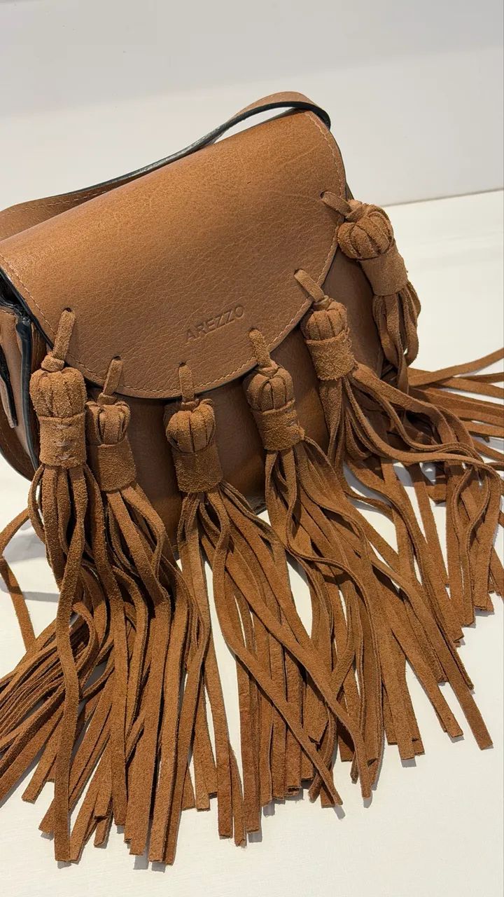 Bolsa Arezzo de franja boho - Foto 3