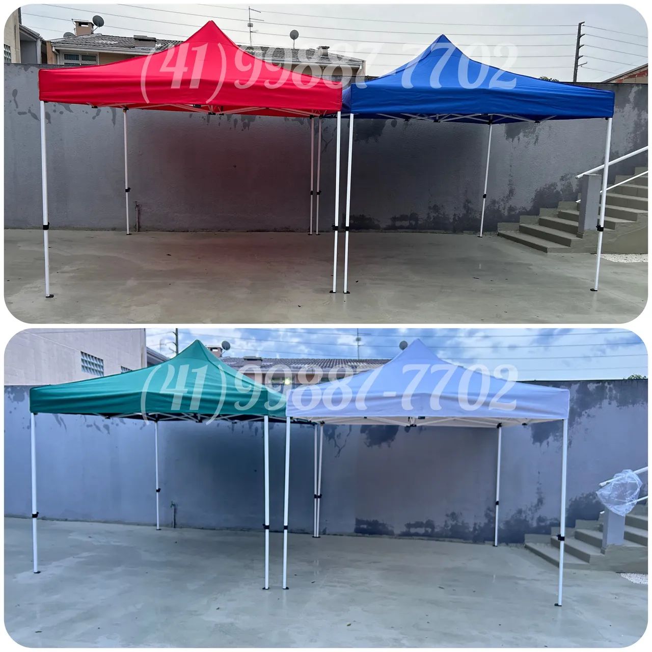 Tenda 3x3 sanfonada e resistente - Foto 2