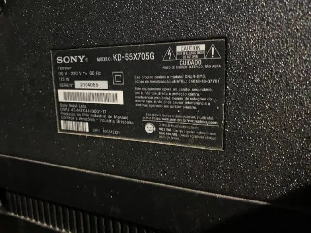SMART TV - SONY 55" 4k UHD HDR LED - com CONTROLE ORIGINAL - 100% - Foto 4
