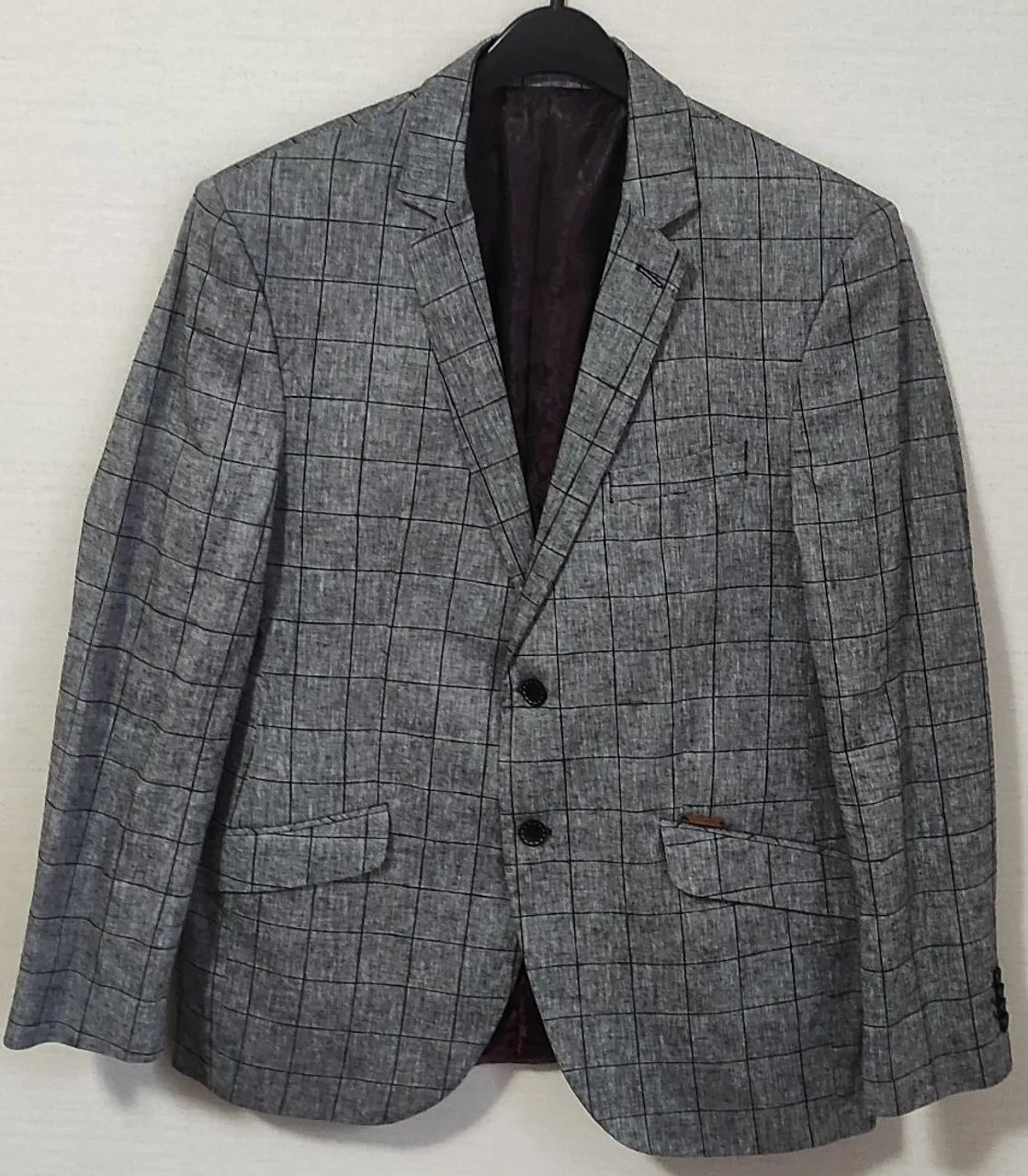 Blazer masculino de linho slim Angelo Campana