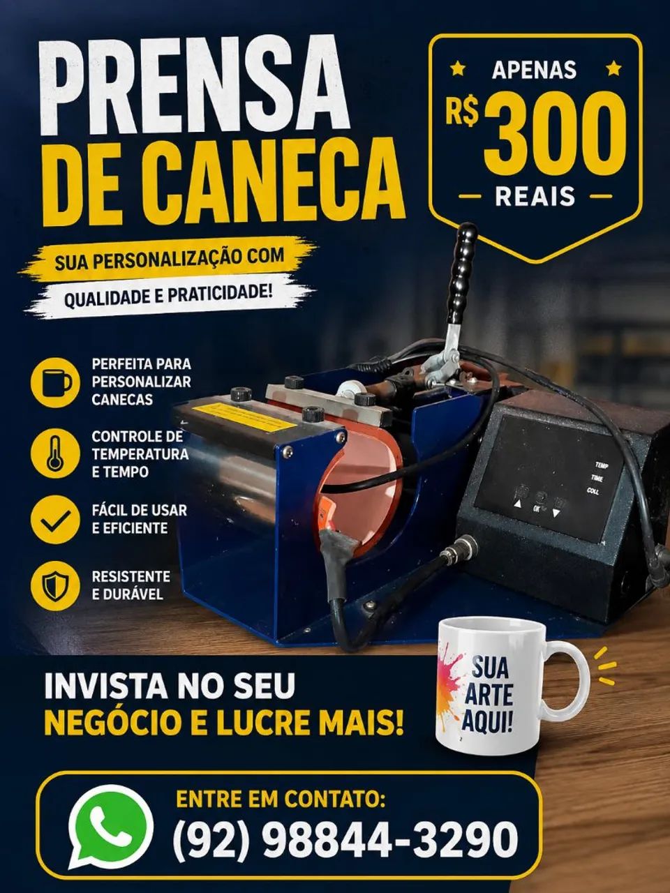 Prensa de caneca 