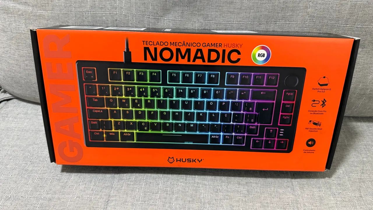 Teclado gamer husky nomadic