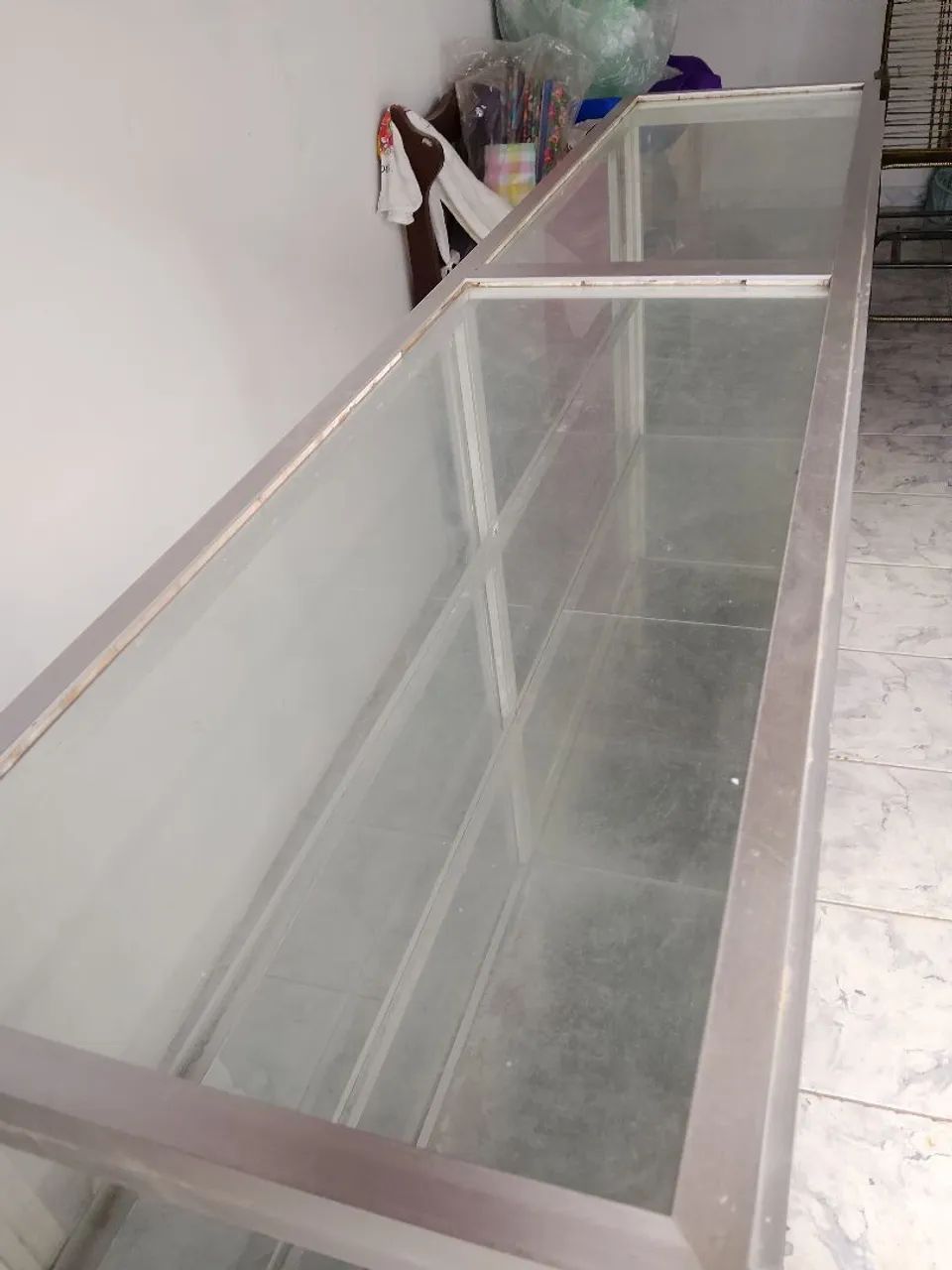 Balcão de vidro