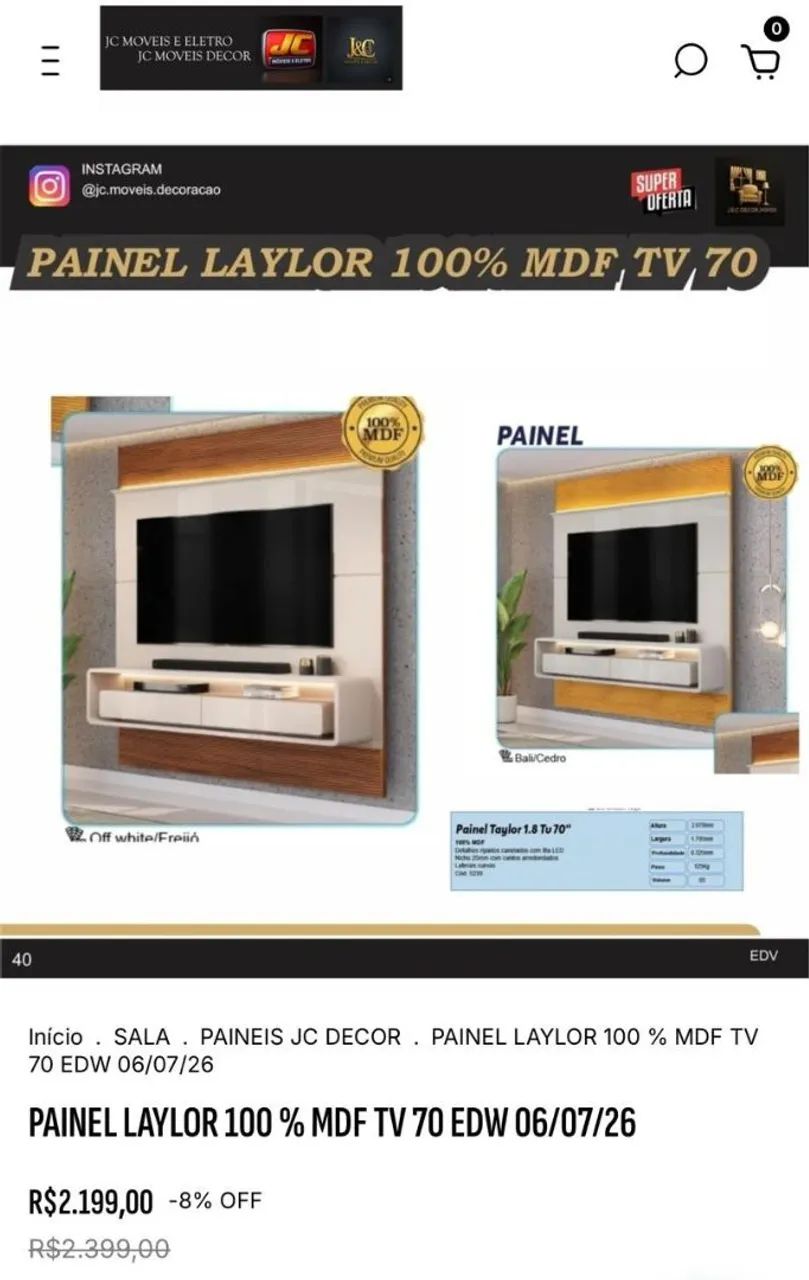 PAINEL LAYLOR MDF