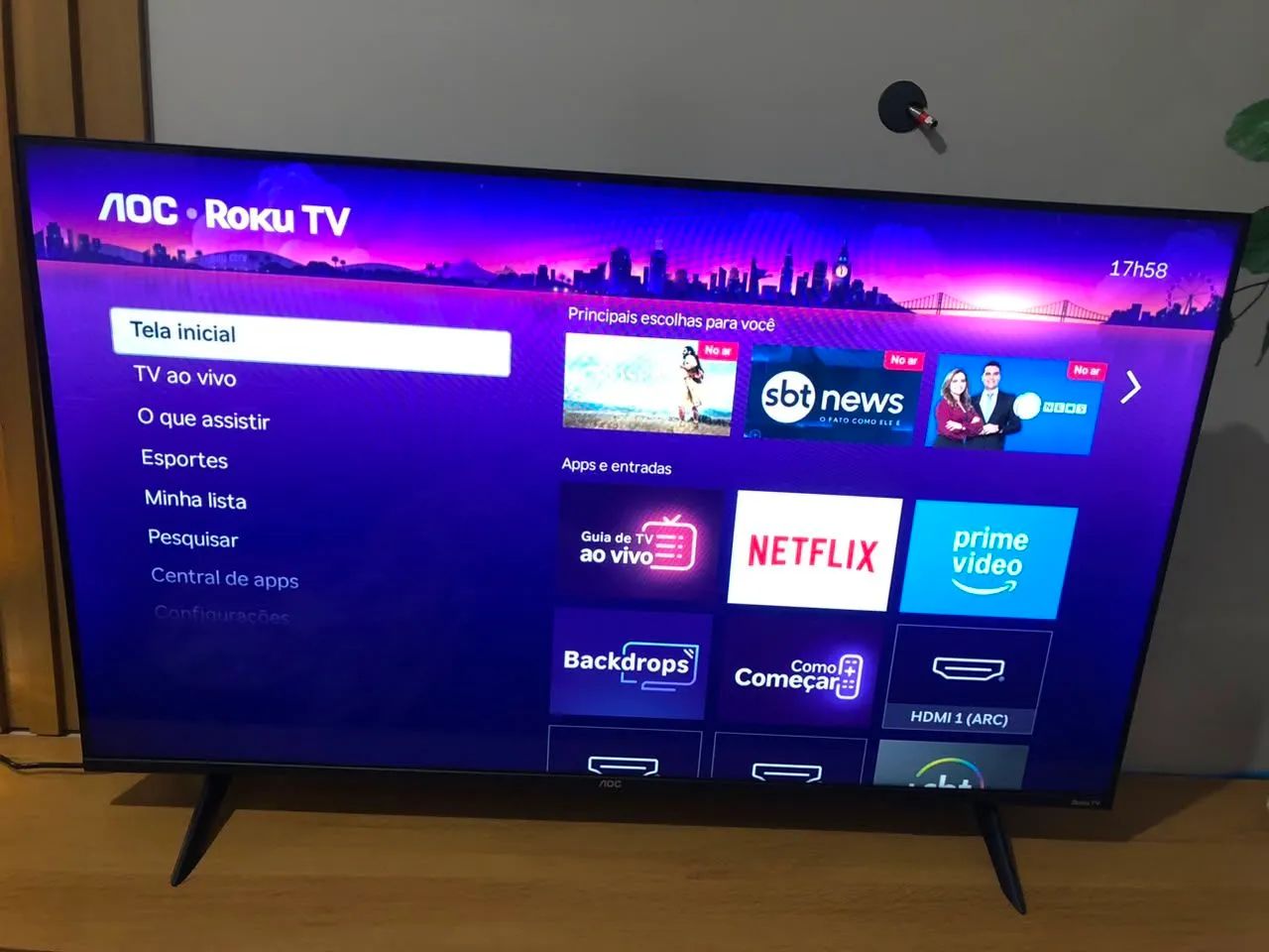 Vendo Smart TV 43 polegadas  - Foto 2