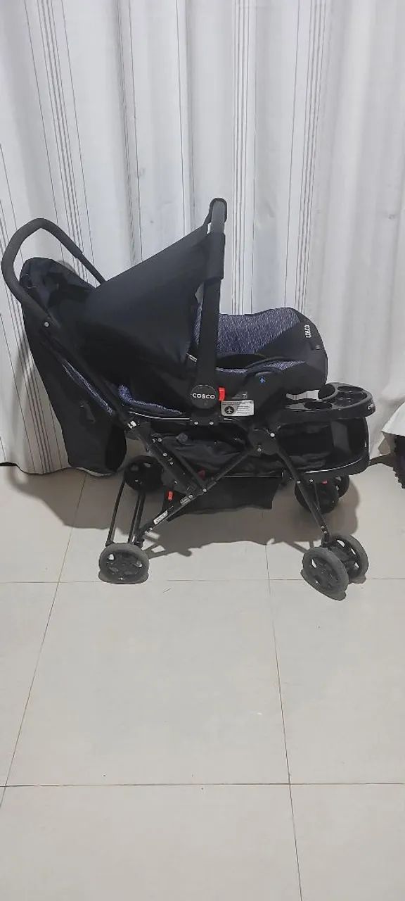 CARRINHO DE BEBÊ COM BEBÊ CONFORTO COSCO