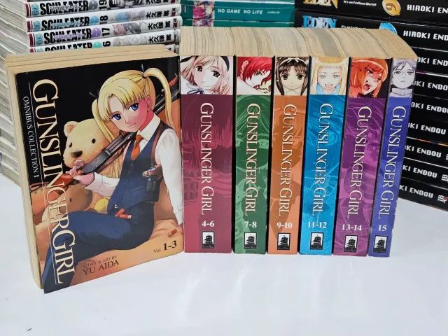 Gunslinger Girl Omnibus 5 6 英語版 絶版 Gunslinger girl (mangá) - 7 volumes - coleção completa (inglês