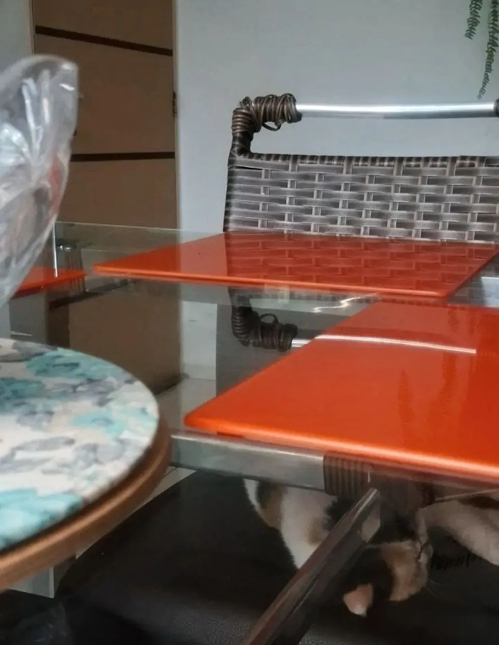 Vendo URGENTE MESA COM 6 CADEIRAS  - Foto 4