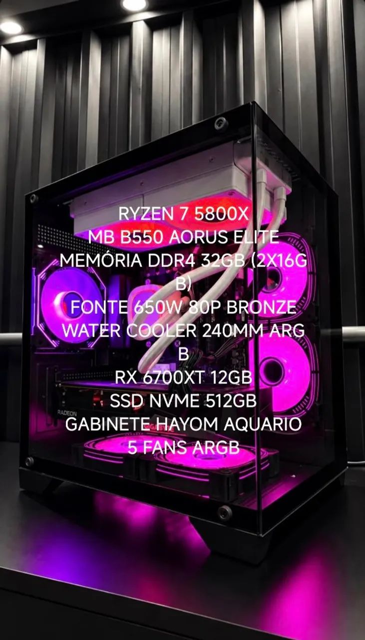 Computador gamer ótimo para jogos e estudos. - Foto 2
