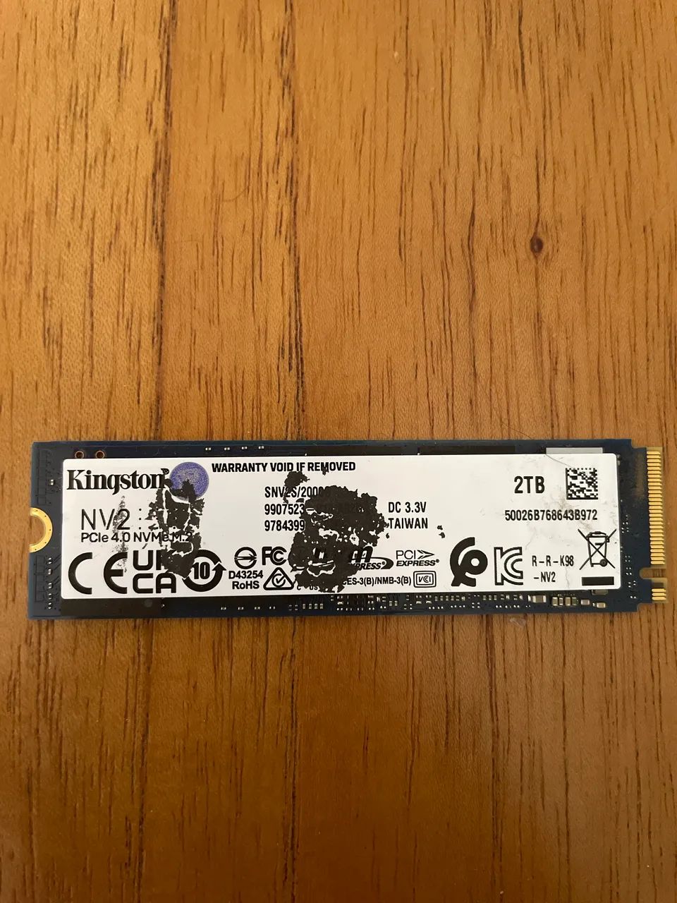 SSD M2 kingston 2Tb
