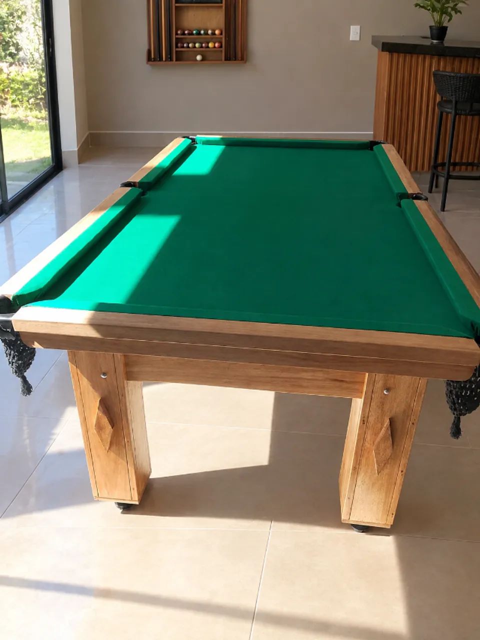 Mesa de Sinuca em Madeira + Acessórios | À Vista - Foto 5