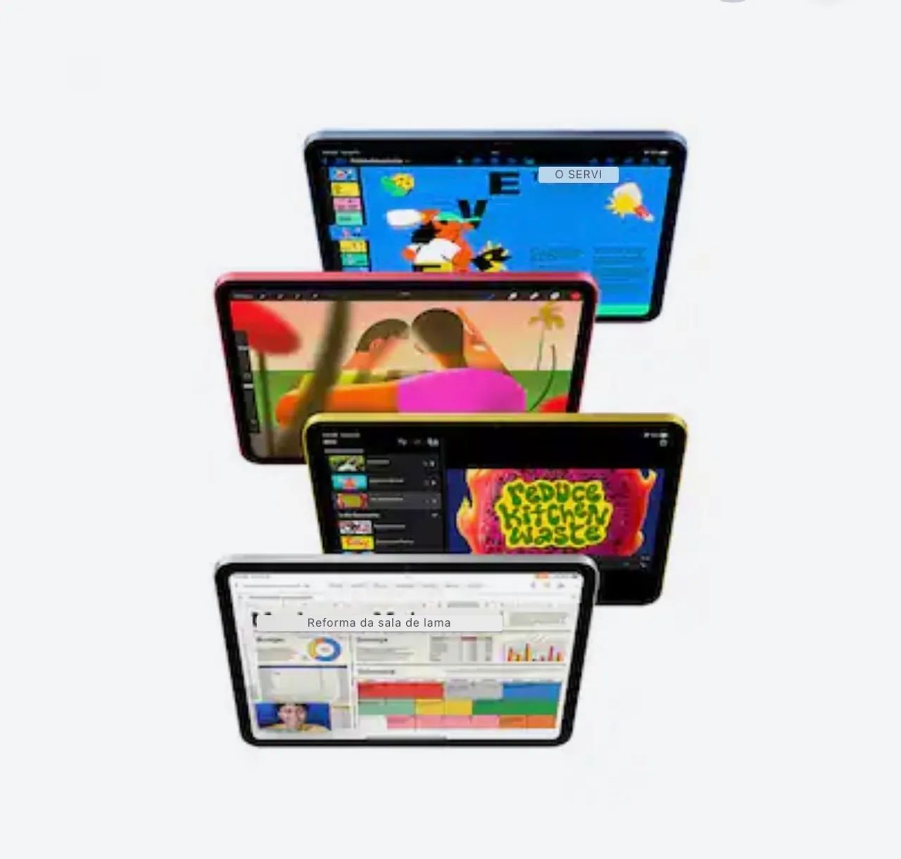 Apple - iPad de 10,9 polegadas Geek Squad com Wi-Fi - 64GB - Azul - Foto 3