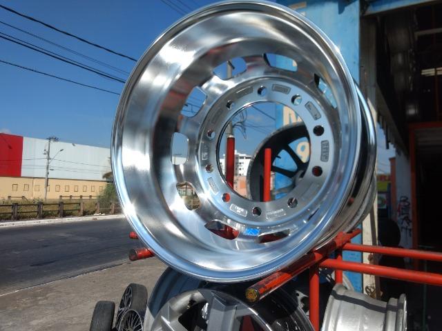 Roda para caminhão de Alumínio aro 22,5 X 8,25 10 furos, modelos Speedline, GT1 e GT2 - Foto 16