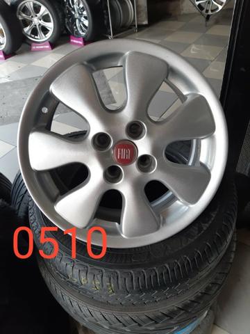Rodas aro 15 para Palio/Siena/Punto/Bravo/Argo/Mobi/Brava/Wekkend/Linea entre outros carro - Foto 4