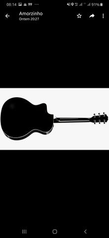 VIOLÃO TAYLOR 214ce-BLK DLX (SEMI NOVO) - Foto 3