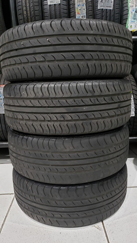 JG Roda Aro 17 furacao 5x114 + Pneu 215/50 R17 Hyundai kia Opala - Foto 6