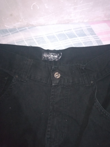 Calça jeans preta Rock Blue 44 - Foto 4