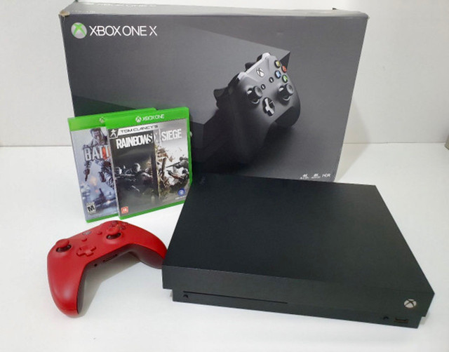 Oportunidade!!! Xbox one x 4k hd 1 terra!