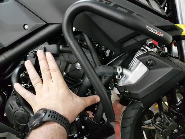 Protetor Motor Superior/inferior Coyote Yamaha Mt-03 (Entrega Grátis) - Foto 3