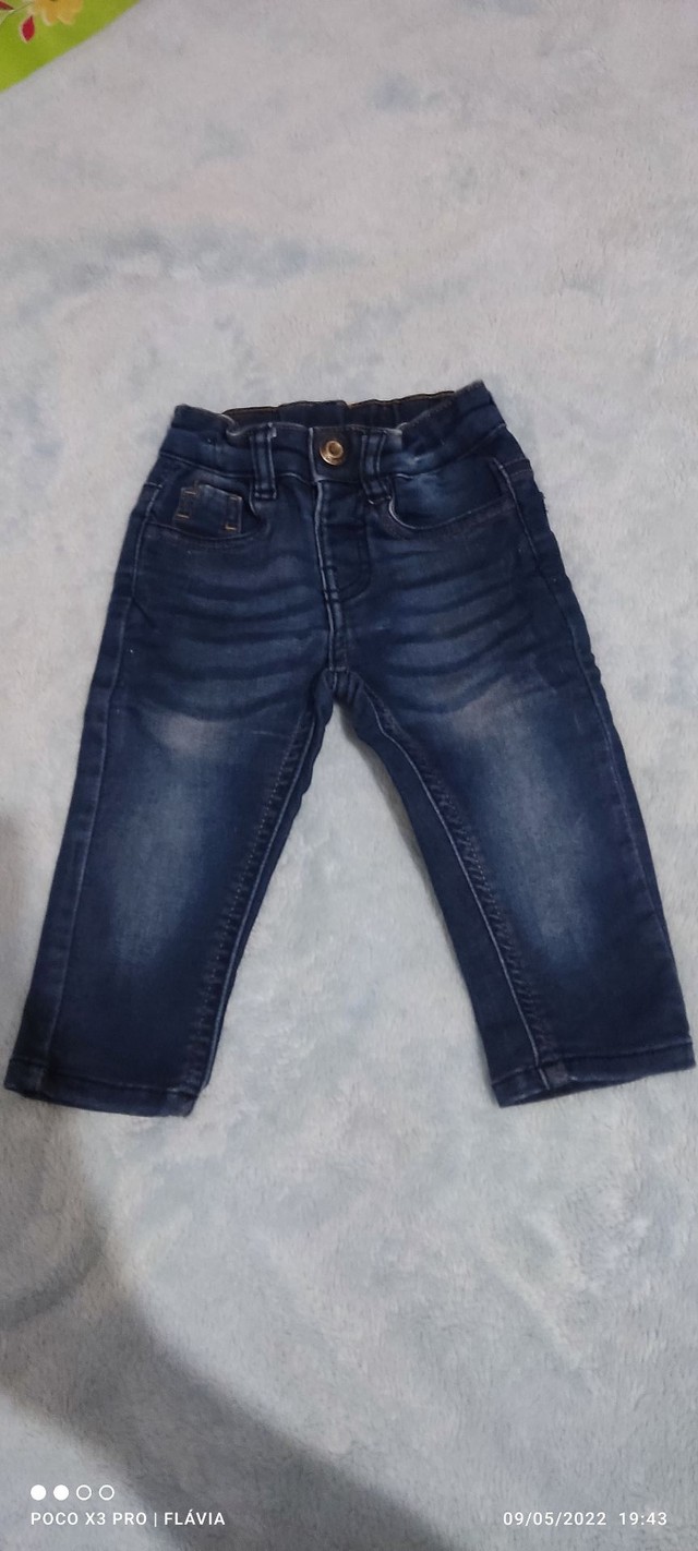 2 Calças jeans 1 ano masculina