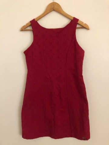 Vestido vermelho de Tecido com elastano  - Foto 2