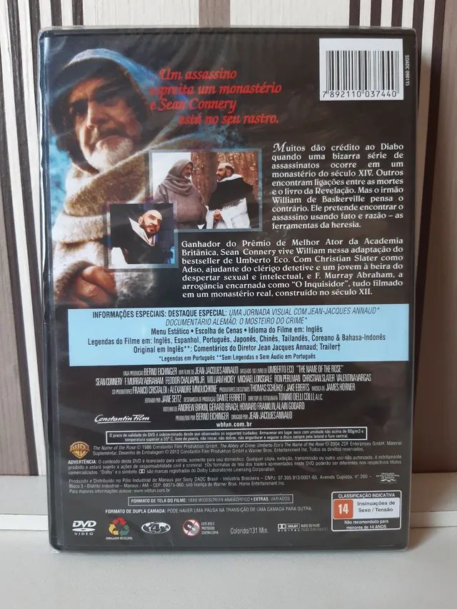 DVD O Nome da Rosa LACRADO - Foto 2