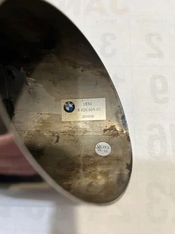 Acabamento ponteira do cano descarga do BMW X6 2015 à 2019