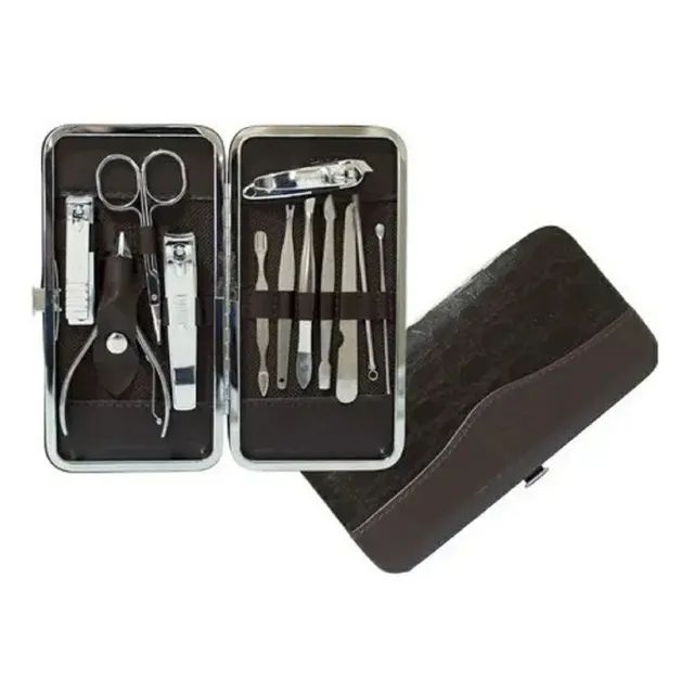 Kit para unha manicure portátil 12 peças aço inox promoção - Foto 5