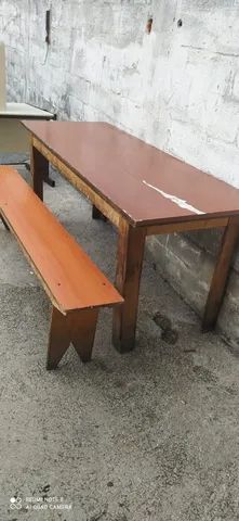 Mesa para Reifeitorio de madeira  - Foto 5