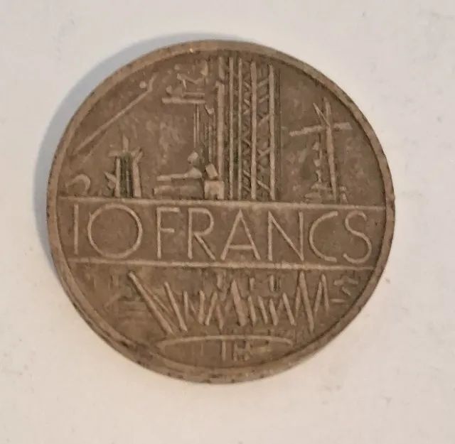 Moeda Antiga 10 Francs 1984