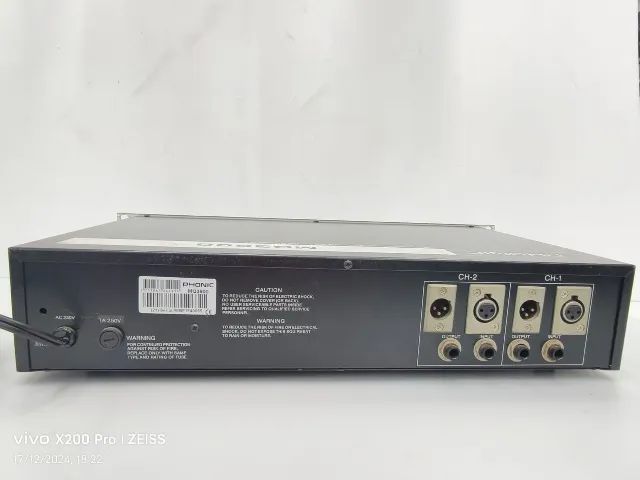 Equalizador Gráfico Phonic Mq3600 31 Bandas Ótimo!! - Foto 4
