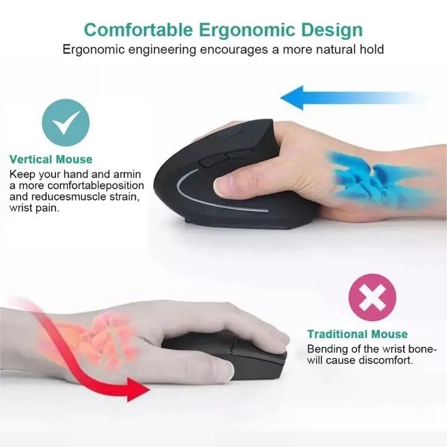 Mouse ergonômico  - Foto 3