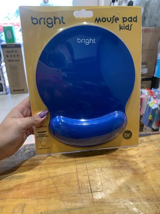 Mousepad com apoio para pulso Bright 