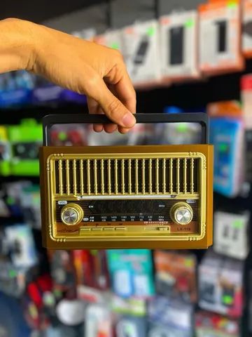 Rádio Retrô Bluetooth Kongur LX-119