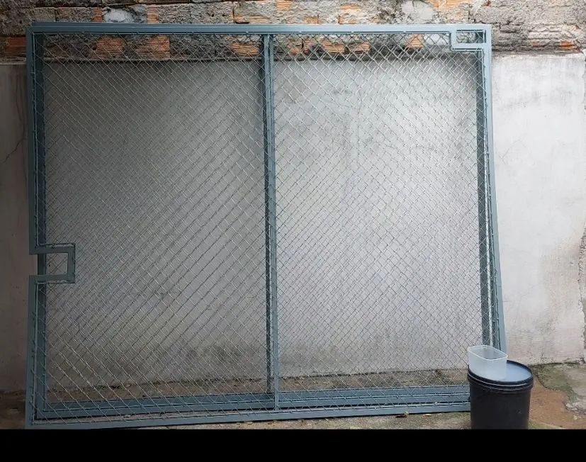 Portão 3 peças juntas ou divisoria de ferro galvanizado - Foto 4